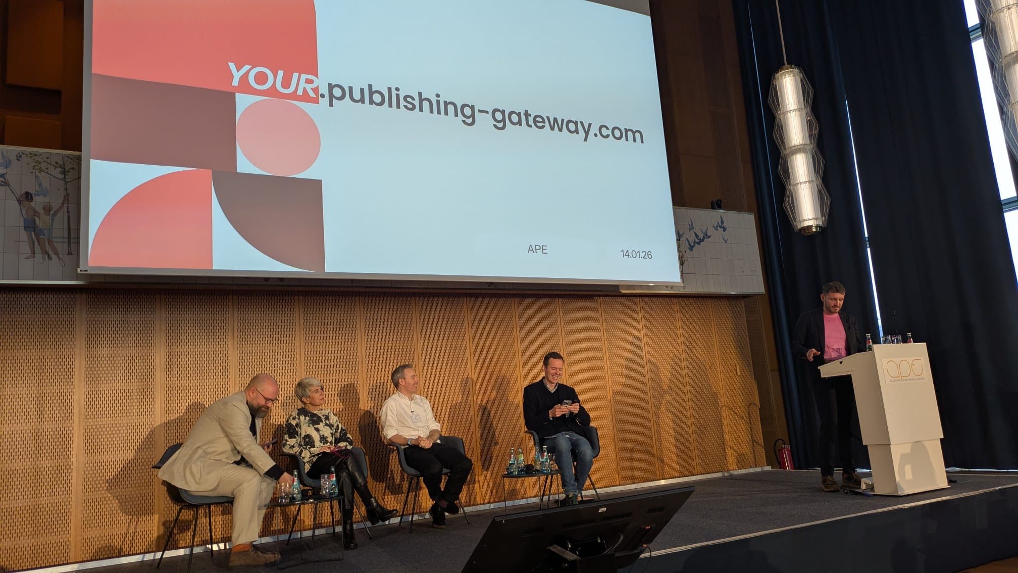 Philipp Hess presenting at APE 2026